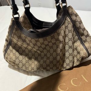 Monogram Gucci bag